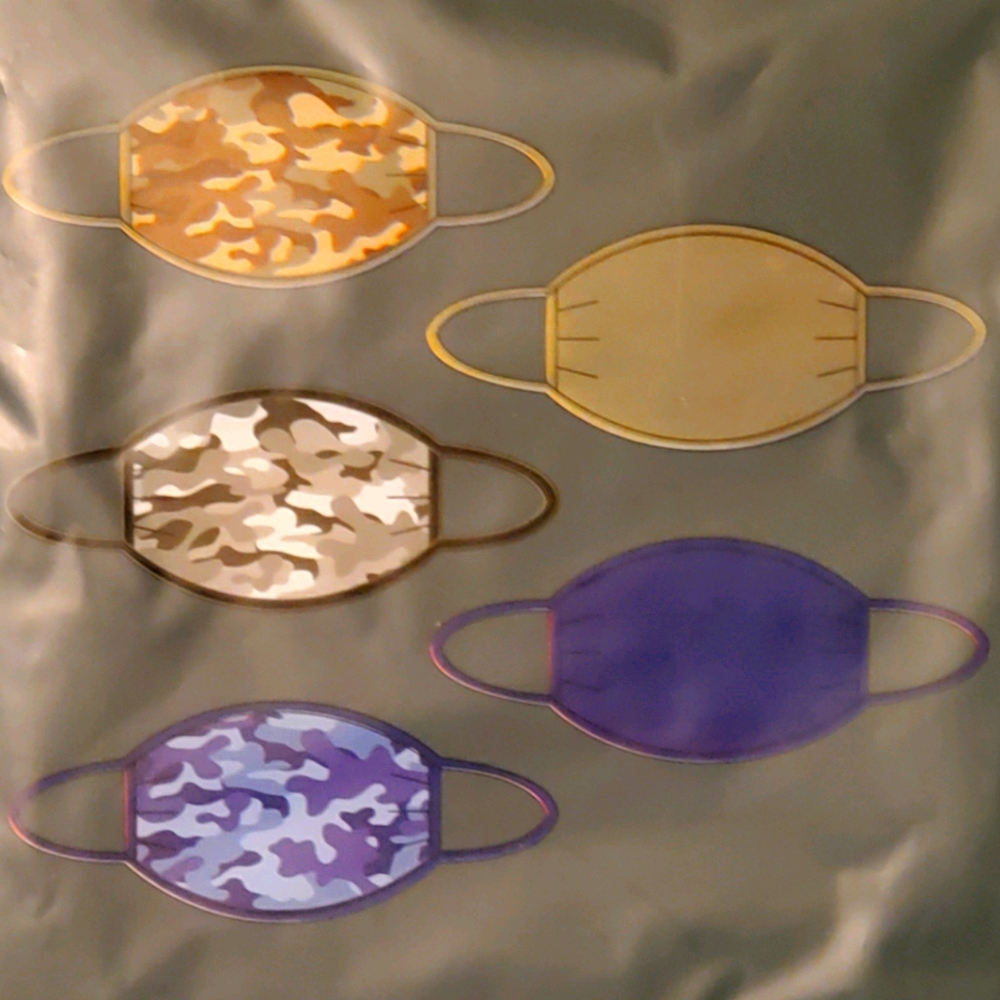 5 Piece Fashion Face Masks